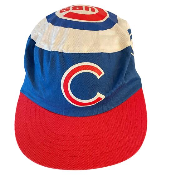VTG 80s Chicago Cubs MLB Baseball Painters Hat Snap Back OSFA - Picture 1 of 7